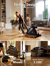 Load image into Gallery viewer, KINGSMITH Water Rowing Machines for Home- Walnut Brown