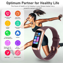 Load image into Gallery viewer, Zeacool Fitness Tracker with 24/7 Heart Rate, Blood Oxygen Blood Pressure Sleep Monitor