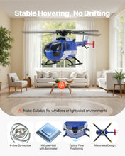 Load image into Gallery viewer, RC Helicopter, 2.4GHz 4-Propeller Remote Control Helicopter with 6-Axis Gyro, 4-Channel RC Airplane for Beginner, LED Light & One-Key Takeoff