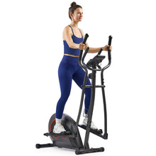Load image into Gallery viewer, Sunny Health & Fitness Smart Elliptical Machine - Black