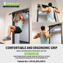 Load image into Gallery viewer, KAKICLAY New Upgrade Pull Up Bar for Doorway with Ergonomic Grip