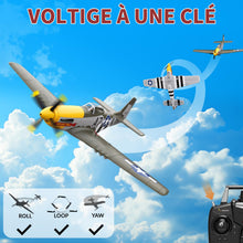 Load image into Gallery viewer, 4 Channel Remote Control Warbird RTF, Brushless Motor 6-axis Gyro 3 Flight Modes, Easy to Fly for Beginners Boys & Adults