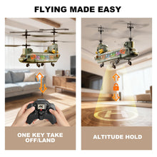 Load image into Gallery viewer, RC Helicopters with Altitude Hold, One Key take Off/Landing, LED Light, Low Battery Reminder