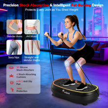 Load image into Gallery viewer, 3D Plus Vibration Plate Exercise Machine, Full Body Vibrating Platform for Strength Toning & Fat Loss with 199 Adjustable Speeds, Atmosphere Lights, Shaker Workout Equipment for Women Men Home Gym