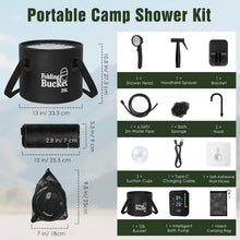 Load image into Gallery viewer, MoKo Portable Shower for Camping, 8000mAh Rechargeable Camping Shower Pump