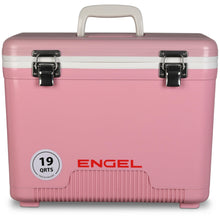 Load image into Gallery viewer, Engel UC19 19qt Leak-Proof, Air Tight, Drybox Cooler and Small Hard Shell Lunchbox for Men and Women in Pink
