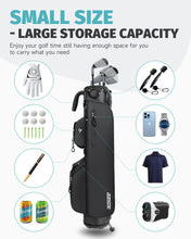 Load image into Gallery viewer, Findway 3 Way Small Golf Bag, Lightweight Pitch and Putt Golf Bag with Stand, Hard Shell Reinforced Base, Par 3 Golf Stand Bag for Extra Storage in a Smaller Size, Golf Gifts for Men and Women