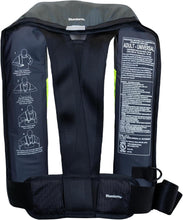 Load image into Gallery viewer, BLUESTORM Stratus 35 Inflatable Life Jacket PFD for Adults | US Coast Guard (USCG) Approved Automatic Self Inflating Life Vest Preserver with Manual Ripcord (Hi-Vis Green Sailing)