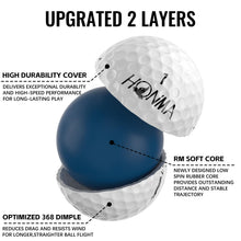 Load image into Gallery viewer, Honma 48-Pack Bulk Golf Balls, White, Maximum Distance