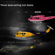 Load image into Gallery viewer, NBJIALIN RC ERA C032 UH-1 Huey Helicopter - Remote Control Helicopters for Adult, 1/48 Sacle 2.4G 6CH Gyro Stabilized Aircraft with Altitude Hold & Optical Flow,3D Stunt Drone (Yellow)