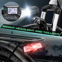 Load image into Gallery viewer, Electric Bike, 26" Electric Cruiser Bike 1000W Peak Ebike 22MPH Electric Bike for Adults, 48V Removable Battery