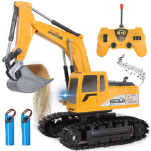 Load image into Gallery viewer, Remote Control Excavator Toys for Boys, RC Excavator Toy