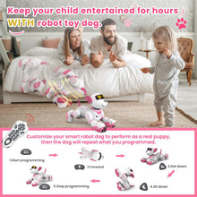 Load image into Gallery viewer, Robot Dog for Kids Age 7-8 Robot Toys Interactive Remote Control Dog Follow & Touch Function Robo Dog Pets Robotic Puppy