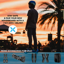 Load image into Gallery viewer, Electric Hoverboard | 7MPH Top Speed, 6 Mile Range, 5HR Full-Charge, Built-In Bluetooth Speaker, Rider Modes: Beginner to Expert, Black