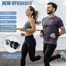 Load image into Gallery viewer, BECOJADDE Ankle Weights Set of 2 (2 lb Each) Adjustable Wrist Weights - Dark Grey
