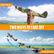 Load image into Gallery viewer, RC Plane 3 Channel Remote Control Airplane, 2.4GHz 6-Axis Gyro Stabilizer RTF Glider, Easy to Fly for Kids 8-12 Beginners