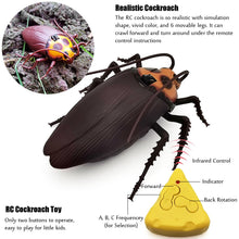 Load image into Gallery viewer, Mini RC Cockroach Toy Remote Control Roach Insect Realistic Simulation Electric Electronic Animal
