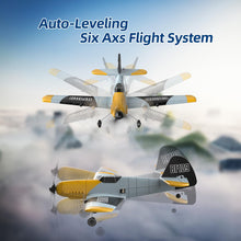 Load image into Gallery viewer, RC Plane 3 Channel BF-109 Remote Control Airplane Fighter Toys,2.4GHz 6-axis Gyro Stabilizer RTF Glider Aircraft Plane with 2 Batteries