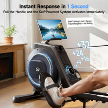 Load image into Gallery viewer, Rowing Machine for Home, 350 LB Capacity, 16-Level Silent Resistance, Magnetic Rowing Machines for Home Foldable, Full-Body Workout Compact Rowing Machine for Cardio & Strength with APP Support