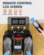 Load image into Gallery viewer, Yagud Under Desk Machine, Electric Elliptical Leg Exerciser for Senior, 15 Adjustable Speeds Quiet and Portable Seated Pedal Exerciser for Training with Remote Control, Black