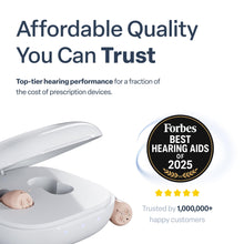 Load image into Gallery viewer, Audien Atom One OTC Hearing Aids - Wireless, Rechargeable, and Comfortable | Clear Sound in a Small, Discreet Design for Seniors & Adults with Hearing Loss