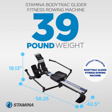 Load image into Gallery viewer, Stamina BodyTrac Glider 1052 Hydraulic Rowing Machine