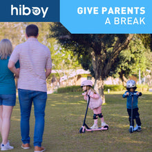 Load image into Gallery viewer, Electric Scooter for Kids Ages 4-8, LED Light-Up Wheels & Side Lights, 5MPH Safe Speed, 6 Miles Range, Easy Kick-Start, Scratch-Proof Curved Edges