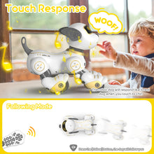 Load image into Gallery viewer, Remote Control Robot Dog Toy for Kids, Programmable Robotic Puppy, Smart Interactive Stunt Robot Dog Toy