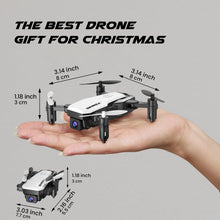 Load image into Gallery viewer, Mini Drone with Camera 720P HD FPV, RC Quadcopter Foldable Drone With Altitude Hold, 3D Flip, Headless Mode, Gravity Control