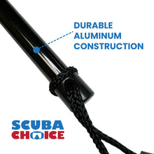 Load image into Gallery viewer, Scuba Choice 6.5' Aluminum Travel Hand Spear with 5-Prong Lionfish Tip & Free Carry Bag – Durable, Corrosion-Resistant 3-Piece Spearfishing Tool, Assembled in The USA