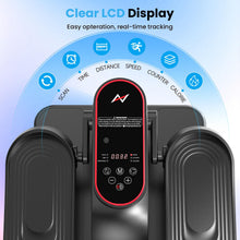 Load image into Gallery viewer, AXV Under Desk Elliptical Exercise Machine,Electric Ellipse Leg Exerciser As Seen On TV,Training Machines While Sitting for Seniors Home,Portable, Quiet, with Remote Control