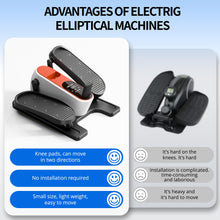 Load image into Gallery viewer, Under Desk Elliptical Machine, Mini Ellipse Leg Exerciser as Seen on TV, Portable Quiet Electric Seated Pedal Exerciser While Sitting for Seniors, 12 Speeds, Manual & Auto Mode for Home & Office