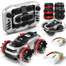 Load image into Gallery viewer, Amphibious Remote Control Car – Mini 4WD RC Car Remote Control Boat, Waterproof All-Terrain RC Truck with 360° Spins, 50-Minute Playtime