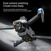 Load image into Gallery viewer, GPS Drone with 8K UHD EIS Camera for Adults, 5G WiFi FPV RC Quadcopter with Brushless Motors, Optical Flow Positioning (Black)