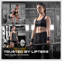 Load image into Gallery viewer, WYOX Weight Lifting Hooks for Deadlift, Pull Ups & Rows β Pink