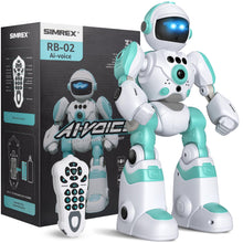 Load image into Gallery viewer, Kids Robot Toys, Remote Control Robot, Programmable Robot with Recorded Voice Music Dance Gesture Control