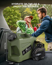 Load image into Gallery viewer, Widitn Portable Camping Shower with 5-Gal Water Jug Powerful Spray