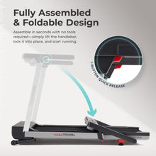 Load image into Gallery viewer, Sunny Health & Fitness Foldable 15 Level Auto Incline Treadmill