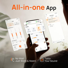 Load image into Gallery viewer, Yeasound RIC800 Hearing Aids, AI Powered Noise Reduction and Speech Enhancement Hearing aids - Silver