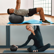 Load image into Gallery viewer, FITMIND Yoga Ball set-55cm&25cm(Black)