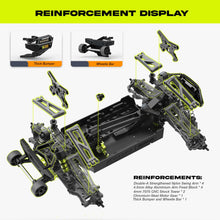 Load image into Gallery viewer, 1/10 RTR Brushless Fast RC Cars for Adults, Max 50mph Hobby Electric Off-Road Monster Truck, Waterproof High Speed RC Car 4WD, Green