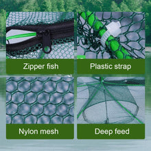 Load image into Gallery viewer, The Magic Foldable Fishing Trap, Folding Fishing Net,2024 Upgrade Auto-Foldable Strengthened Fishing Trap Net,,Minnow Traps for Bait Fish,Fish Traps,Crawfish Trap,Minnow Trap(16Holes)