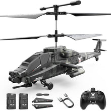 Load image into Gallery viewer, Kids and Adults, 2.4GHz Remote Control Helicopter, 26 Mins Flight Time, LED Lights & Altitude Hold, 2 Batteries