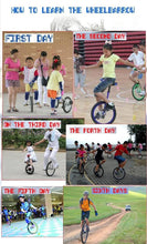 Load image into Gallery viewer, Wheel Unicycles Unicycle Classic, Single Wheel Bike with Anti-Skid Alloy Rim and Pedal Adjustable Height (18")