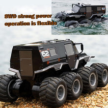 Load image into Gallery viewer, Amphibious Remote Control Car RC Boats Waterproof RC Monster Truck 2.4GHz 8WD 2 Battery Drift RC Stunt Cars