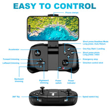 Load image into Gallery viewer, Quadcopter with Voice Control, Gestures Selfie, Altitude Hold, One Key Start, 3D Flips
