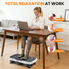 Load image into Gallery viewer, AXV Vibration Plate Fitness Platform Exercise Machine Vibrating Shaking Full Body Shaker Workout Vibrate Stand Shake Board Sport for Weight Loss Fat Burner for Gym Home Office