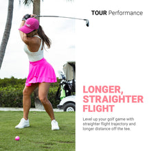 Load image into Gallery viewer, Trust Rosa Golden Pink Golf Ball, Urethane Covered, 3 Piece Golf Ball, Soft & Elasticity Feel, Green Side Control with Distance, Best for Female Golfers (12 Balls)