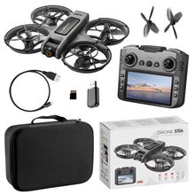 Load image into Gallery viewer, OBEST RC Drone With Screen On Controller (5.9in), Brushless Motor Drone with Dual Cameras
