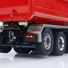 Load image into Gallery viewer, 1/14 8X8 RC Hydraulic Roll On Off Full Dumper Truck RC Dump Construction Vehicle Model U-Shaped Short Bucket